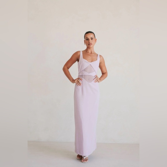 Sabo Skirt - Zendra Midi Dress - Lavender - Picture 1 of 7